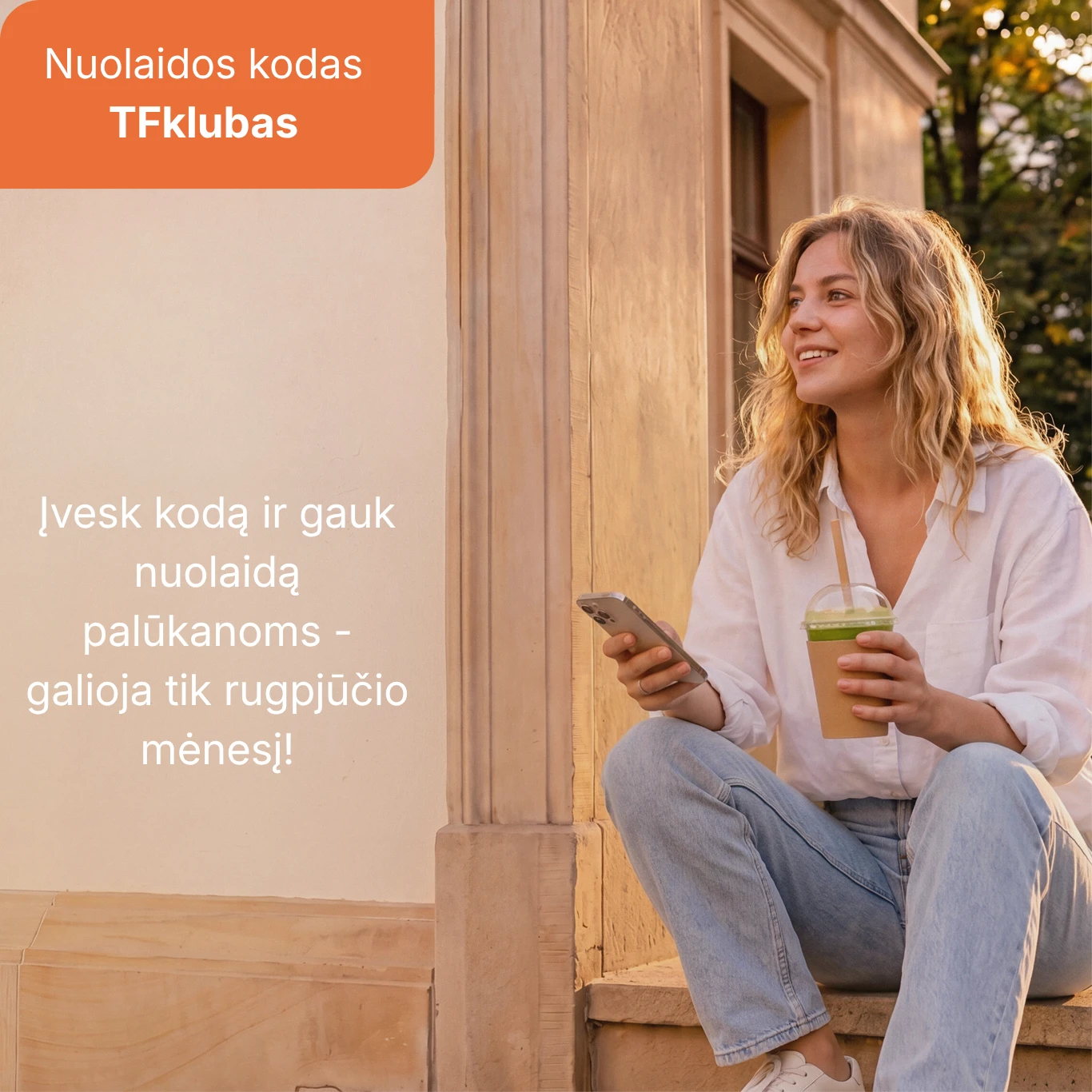 Nuolaidos kodas TFklubas